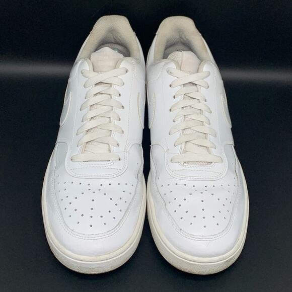 Nike Court Vision Low Triple White Shoes CD5463-100 Men's Sz 11.5 - Picture 2 of 10